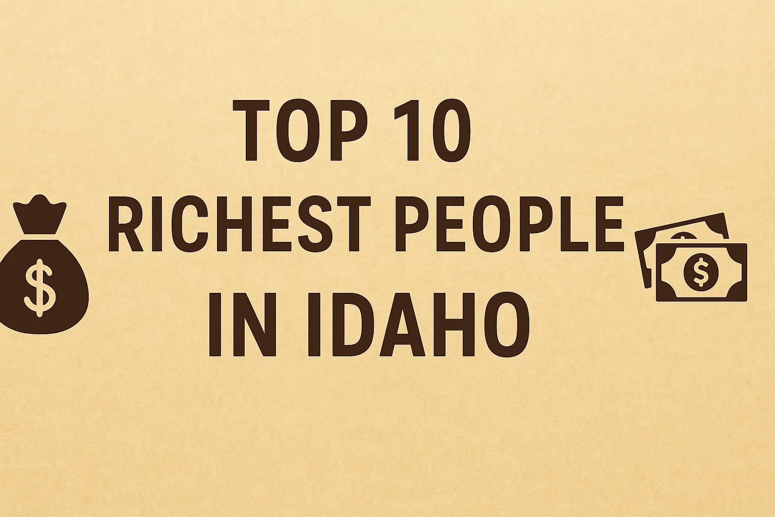Top 10 richest people in Idaho